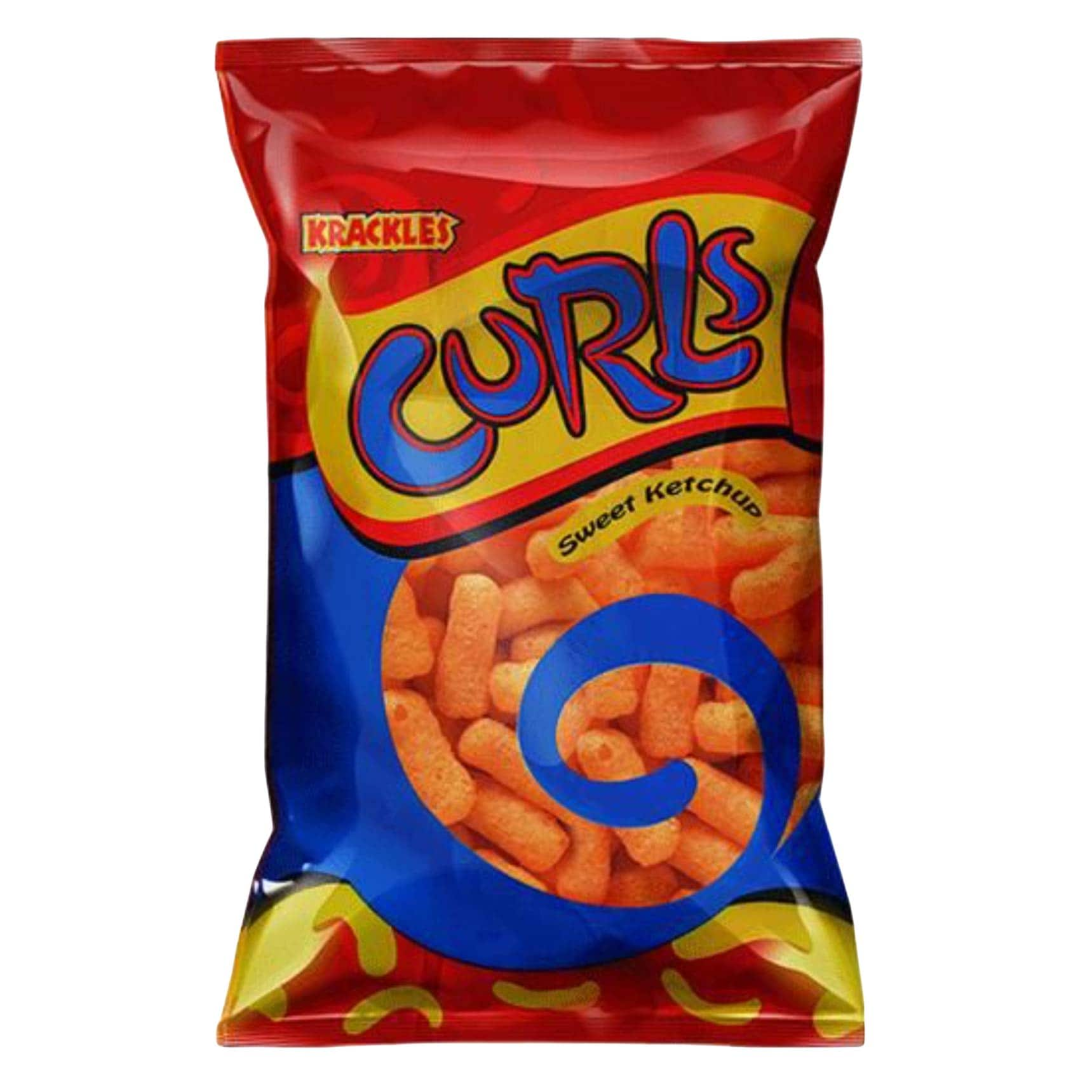 KRACKLES CURLS SWEET KETCHUP 75G